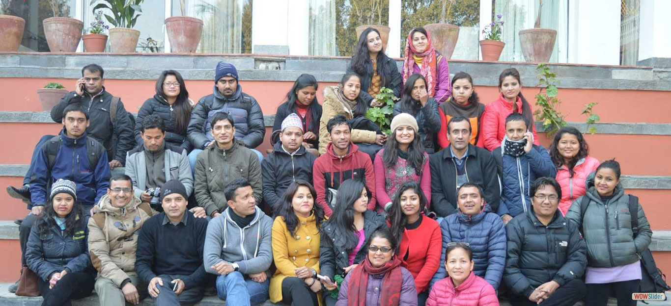 Group photo, Journalist Training, Dhulikhel 13