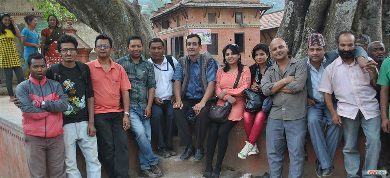 Photo session during the shooting for video toolkit production, UNDP-NSET-WMS 6